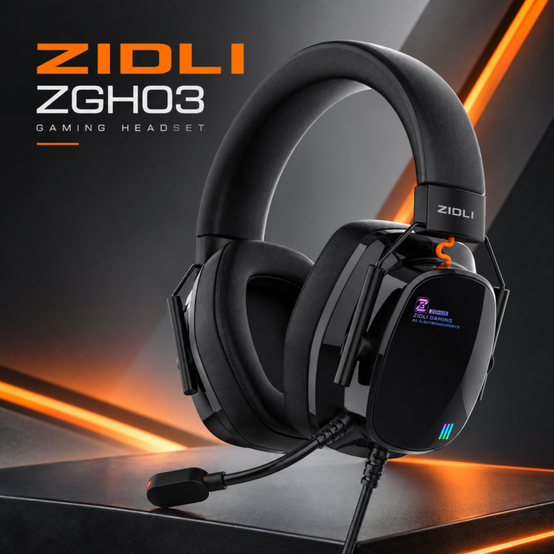Tai nghe Zidli ZGH03 ( 7.1, Driver 50mm, RGB, USB ) - Zidli Việt Nam